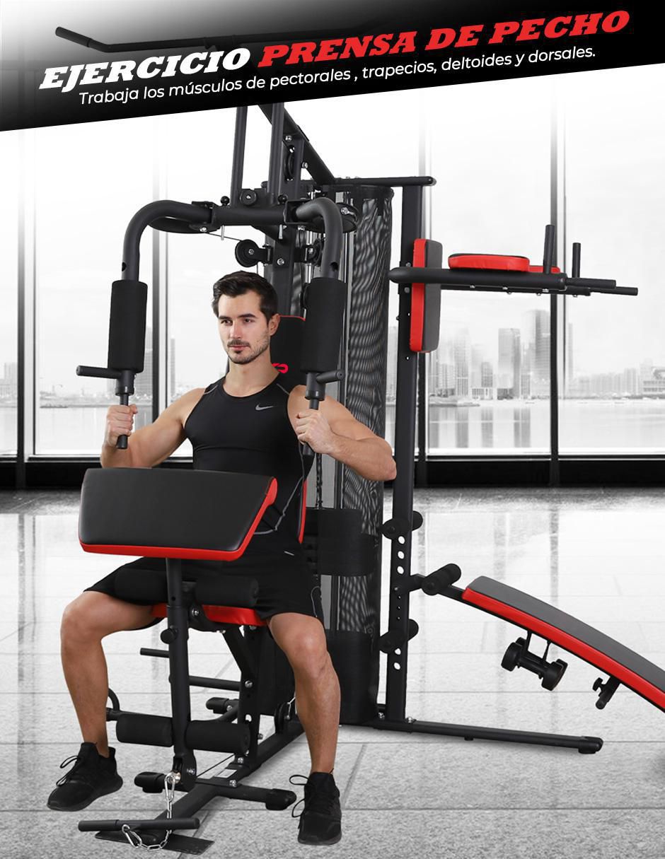 Multigym de hierro gladiator 4