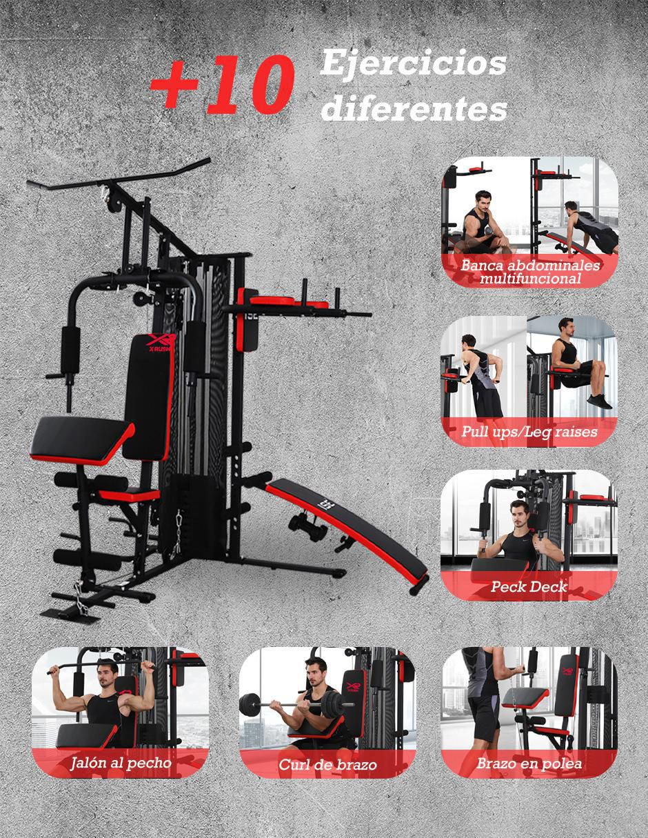 Multigym de hierro gladiator 5