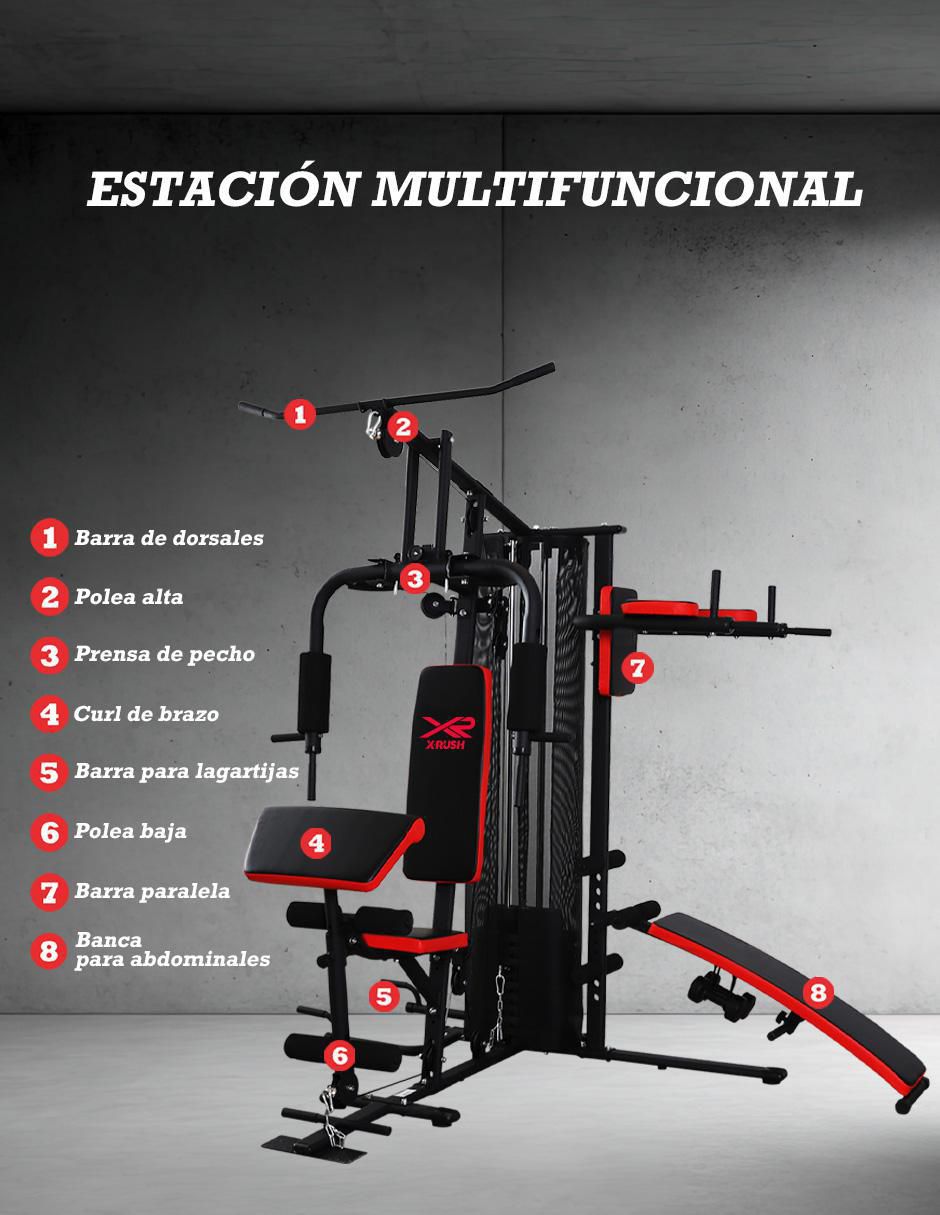 Multigym de hierro gladiator 6
