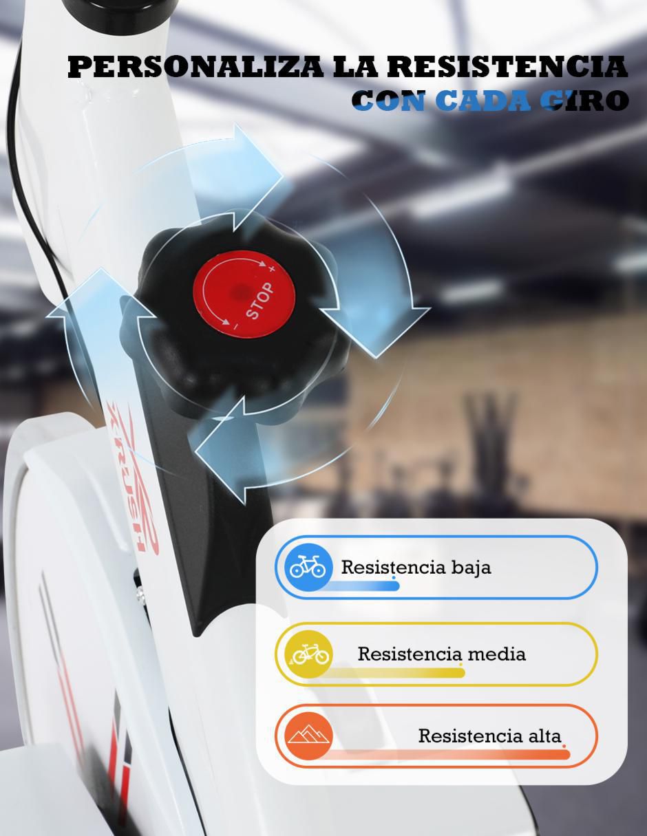 Bicicleta fija Bicicleta spinning 8 kg 2