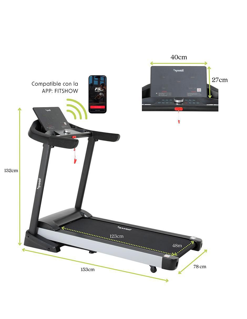 Caminadora semiprofesional Ca009 plegable 6