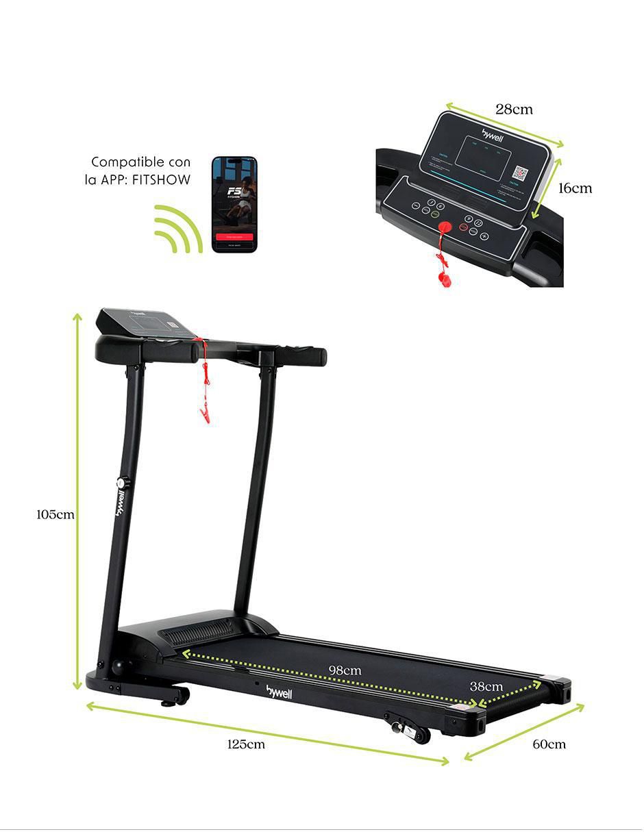 Caminadora semiprofesional Ca010 plegable 6