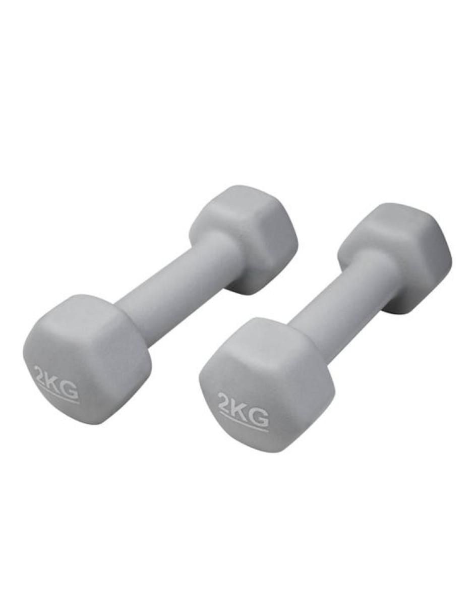 Set mancuernas de peso fijo 2 kg 2 piezas 2