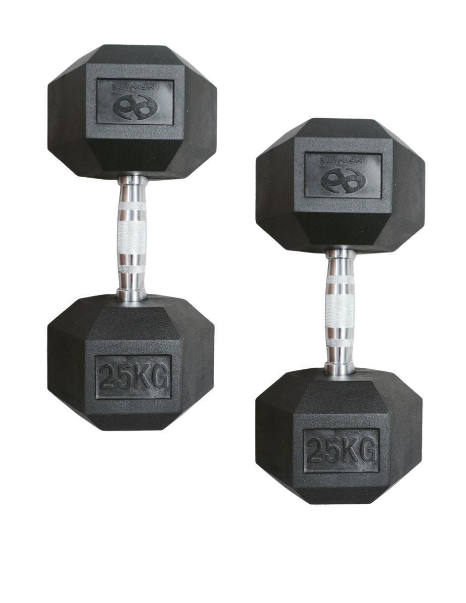 Set mancuernas de peso fijo 25 kg 2 piezas 3