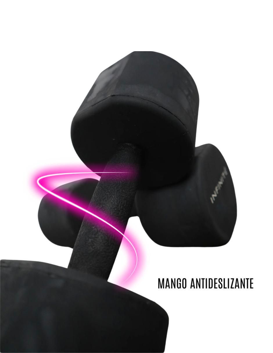 Set de mancuernas de peso fijo 6 kg 2 piezas 2