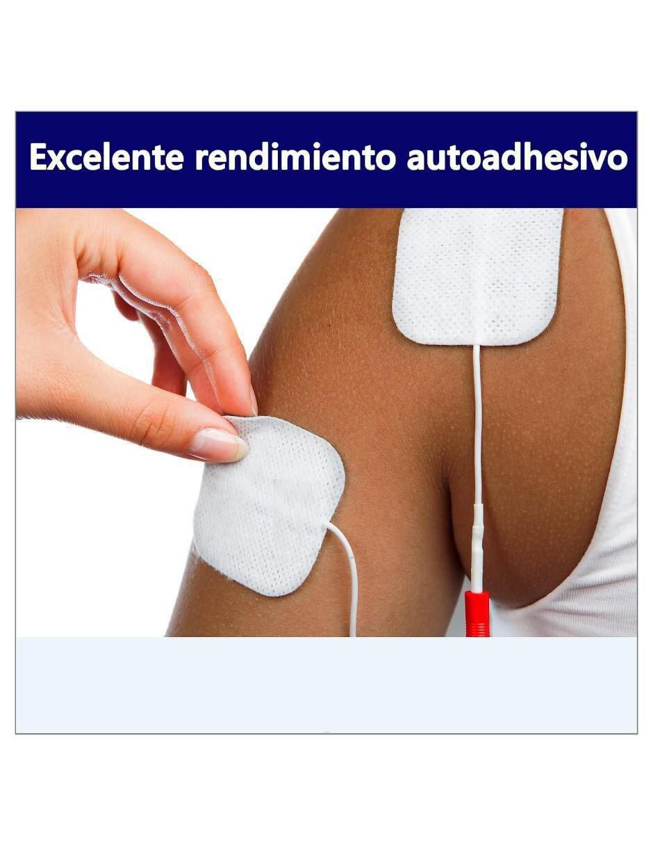 Electrodo muscular autoadhesivo 5 cm x 5 cm 9 piezas 3