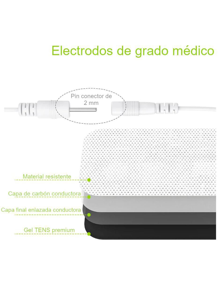 Electrodo muscular Autoadhesivo 5 cm x 10 cm 10 piezas 2