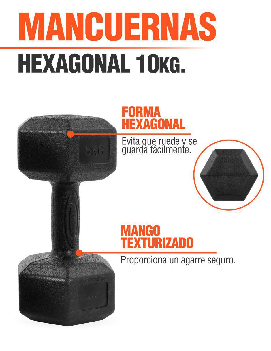 Set mancuernas de peso fijo 2 piezas 3