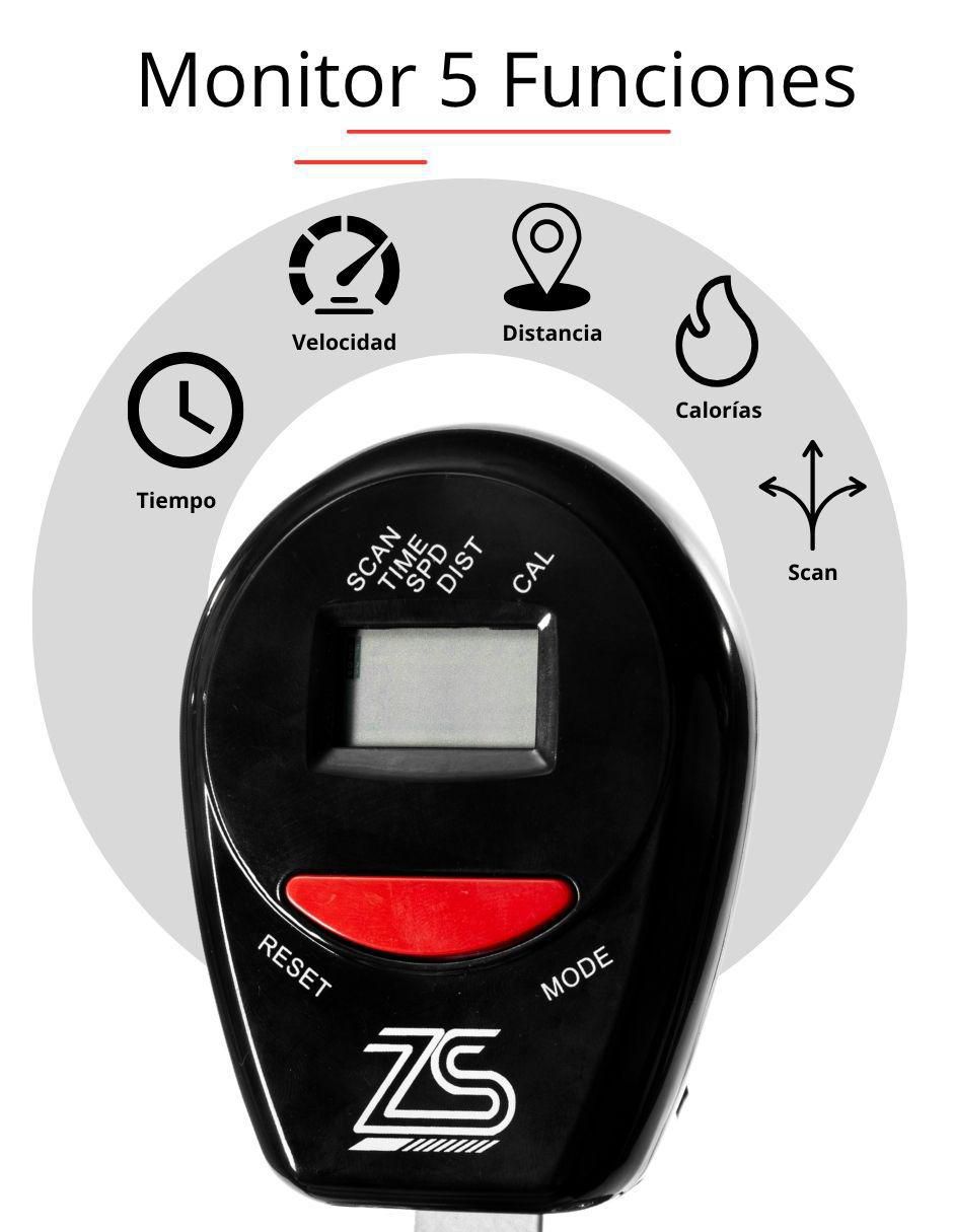 Bicicleta de spinning acero inoxidable 3