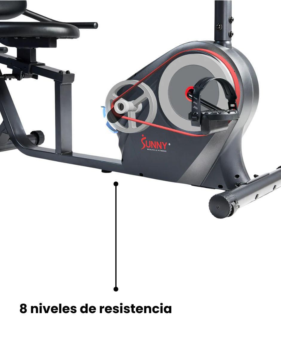 Bicicleta recumbente acero 6
