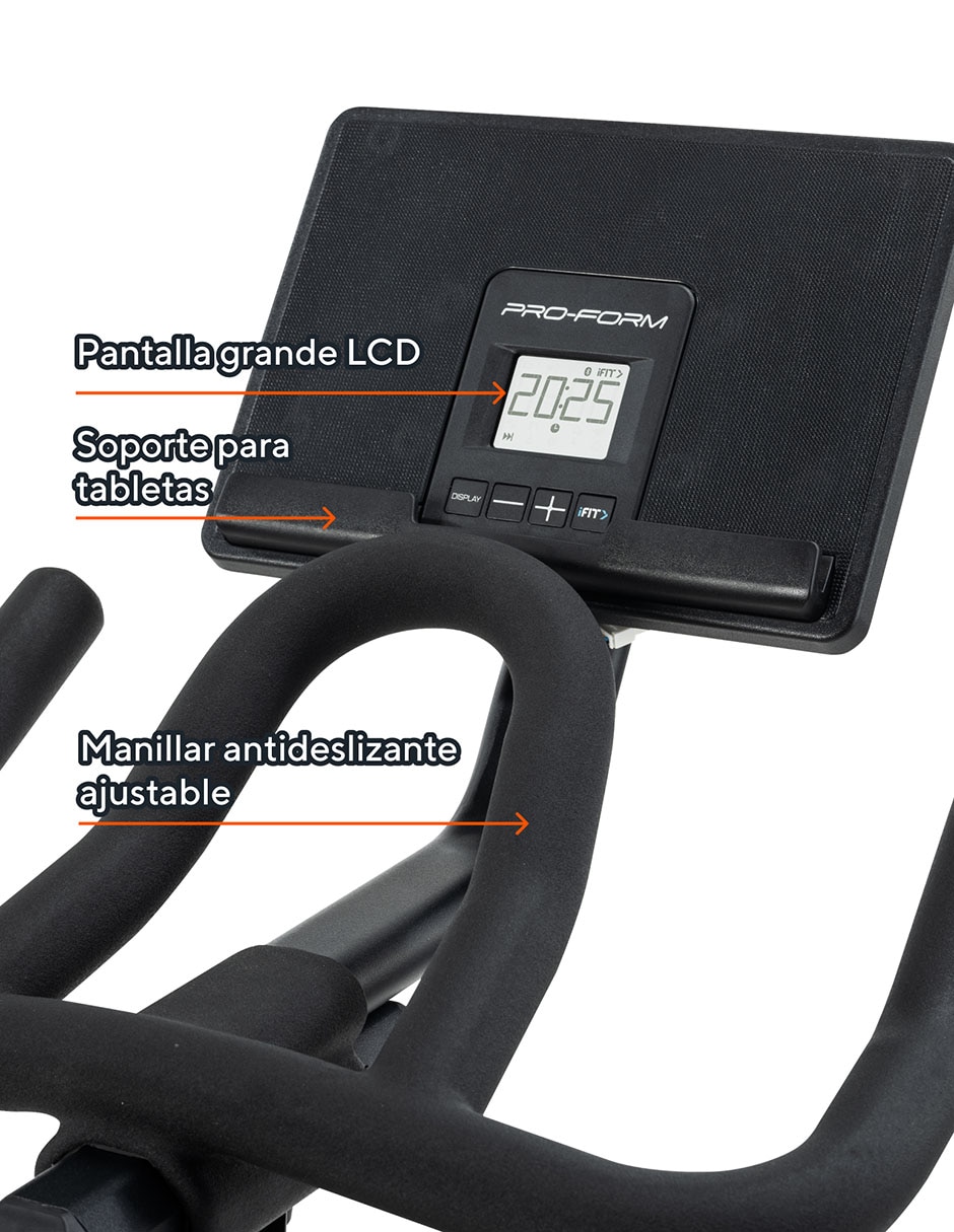 Bicicleta de spinning 325 CSX de acero 10