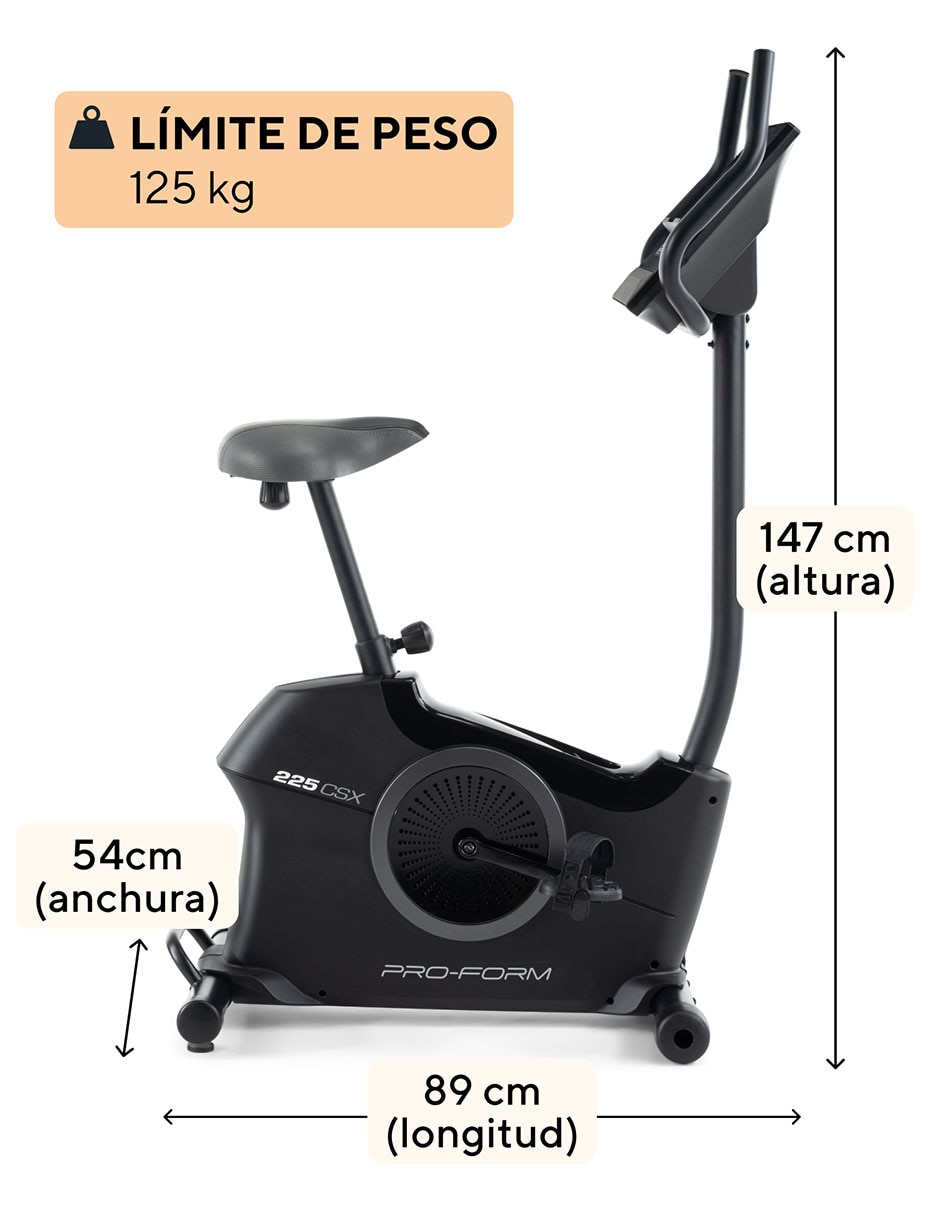 Bicicleta de spinning 325 CSX de acero 17