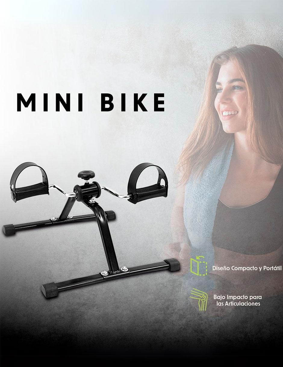 Mini bicicleta estática acero 2