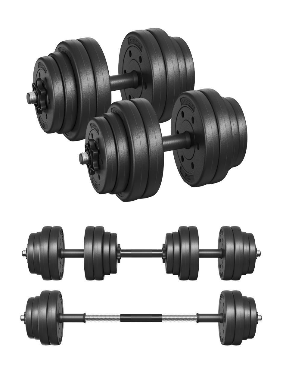 Set mancuernas de peso variable 30 kg 2 piezas 4