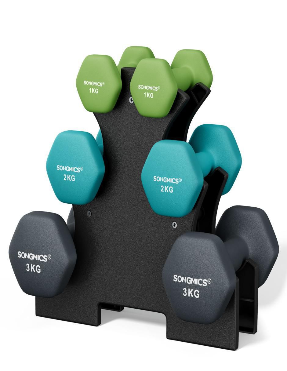 Set mancuernas de Peso Fijo 12.5 kg 6 piezas