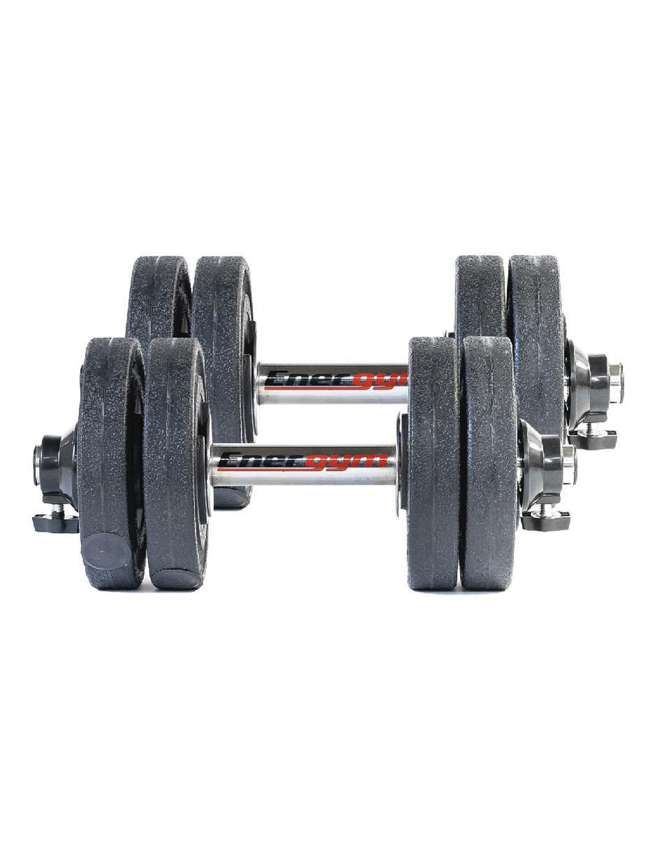 Set mancuernas de peso variable 10 kg 2 piezas 2