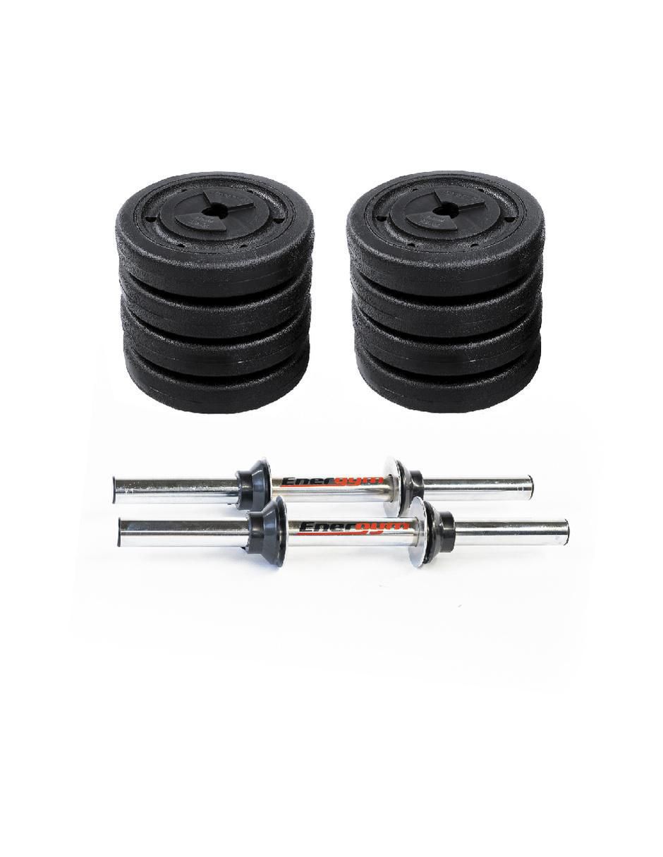 Set mancuernas de peso variable 10 kg 2 piezas 3