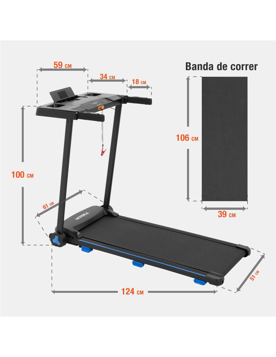 Caminadora semiprofesional Maxitrail plegable 13