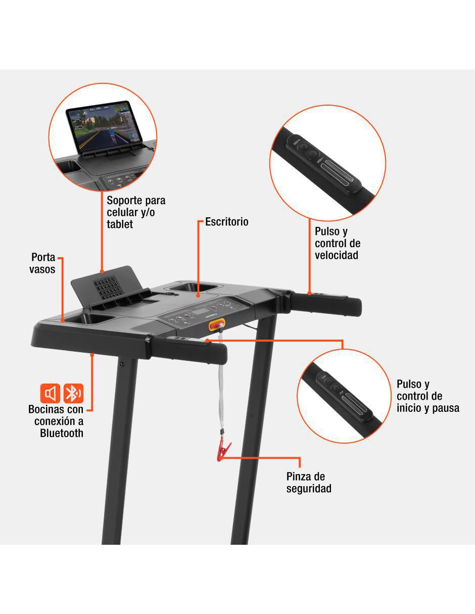 Caminadora semiprofesional Maxitrail plegable 8