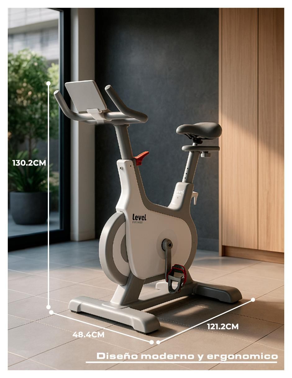 Bicicleta fija acero 8