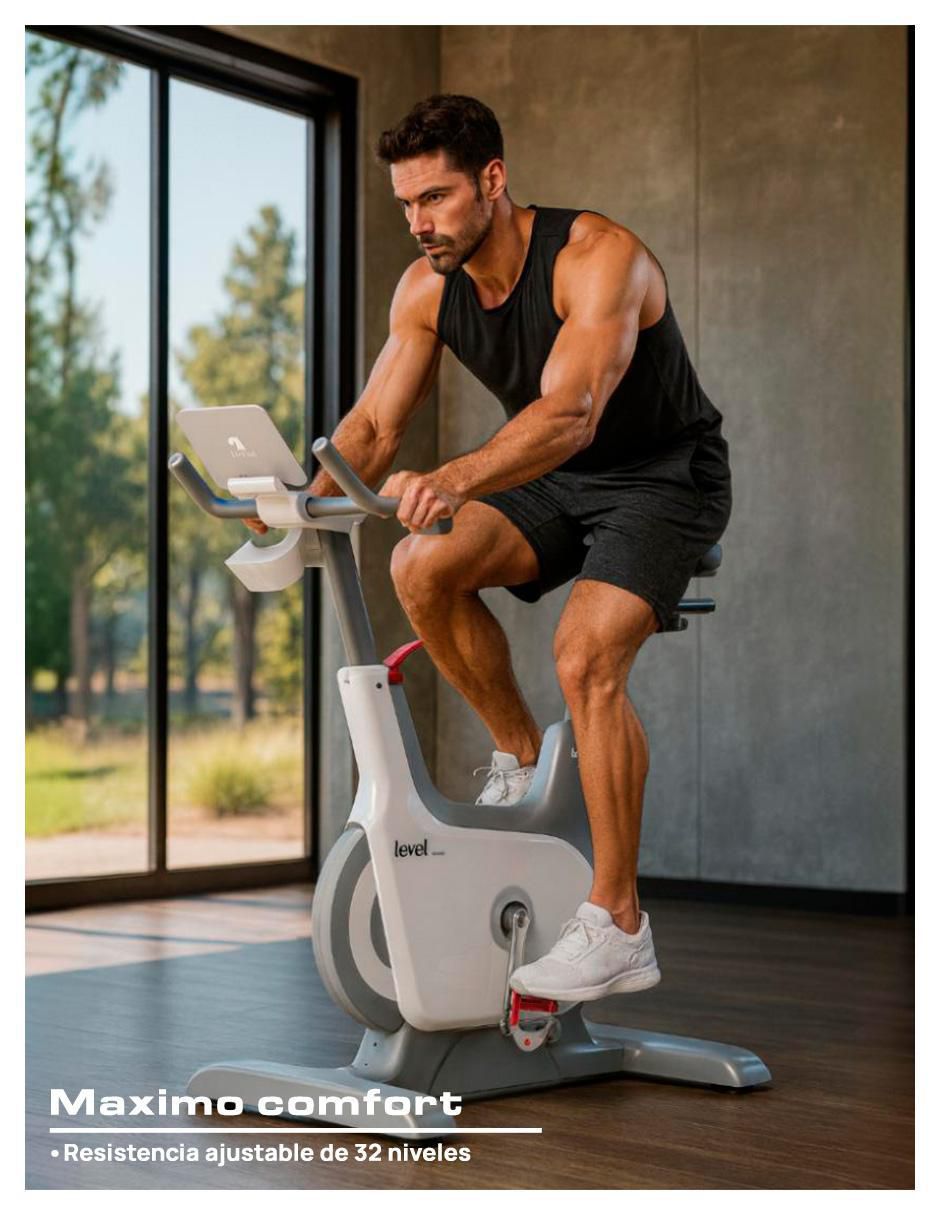 Bicicleta fija acero 6