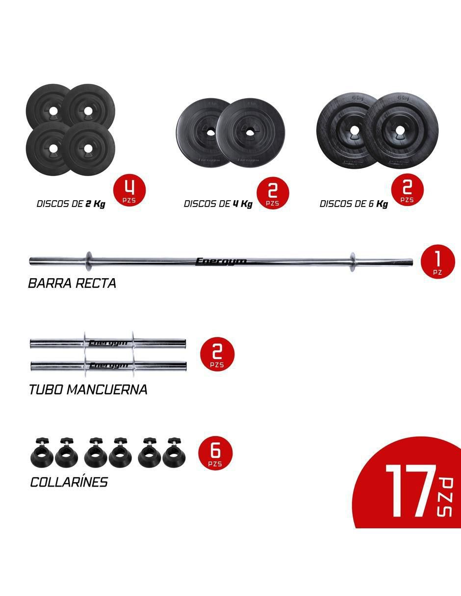 Set de pesas de entrenamiento adulto 3