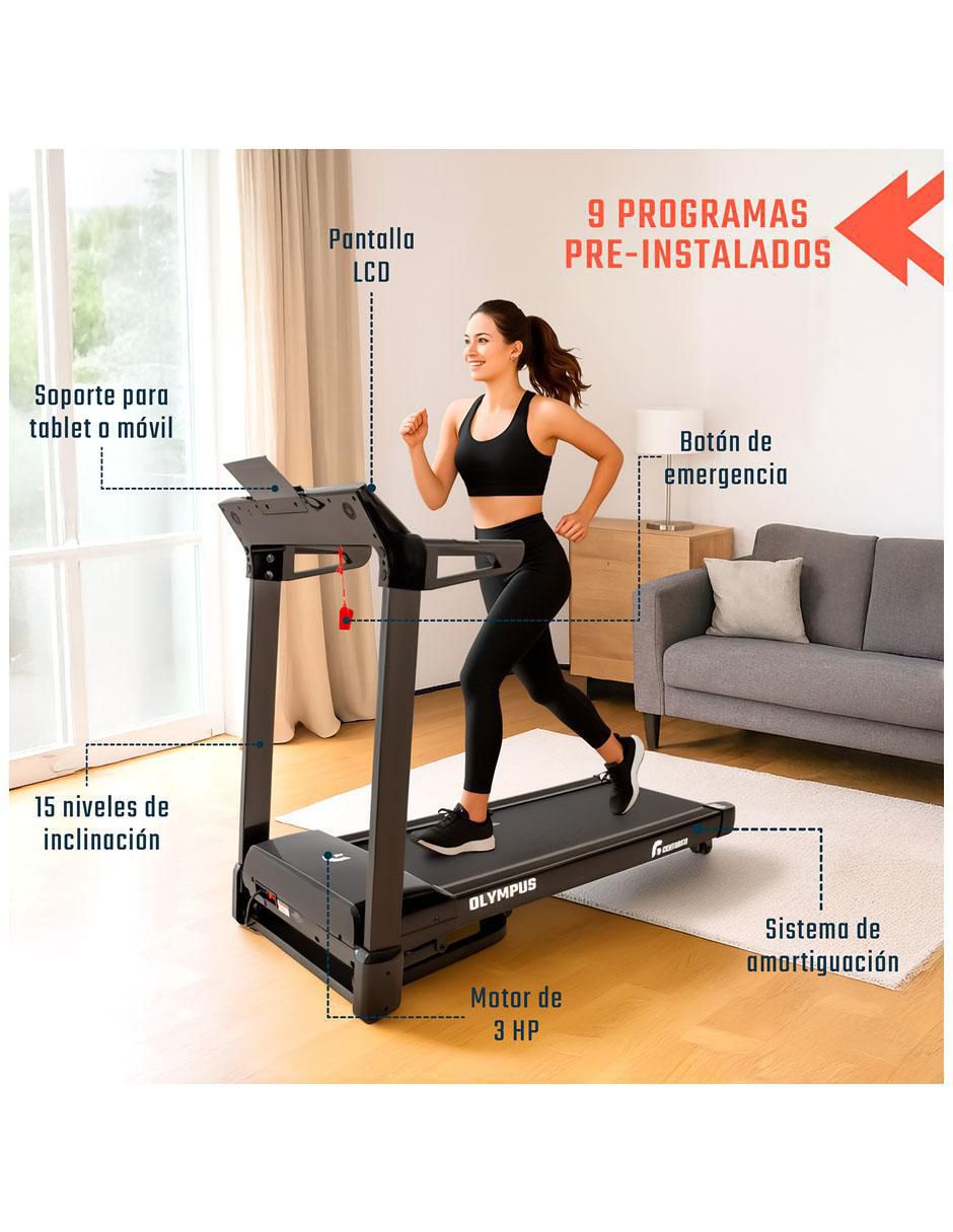 Caminadora semiprofesional mkz-camia8 plegable 4