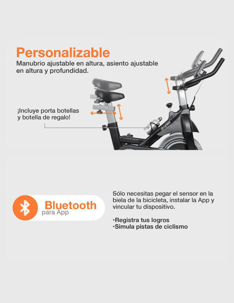 Bicicleta fija acero 14