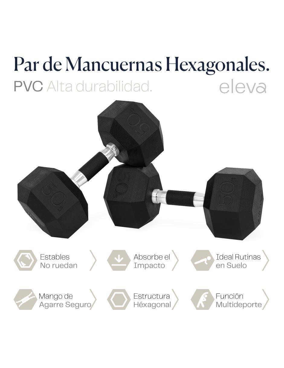 Set mancuernas de peso fijo 22.5 kg 2 piezas 4