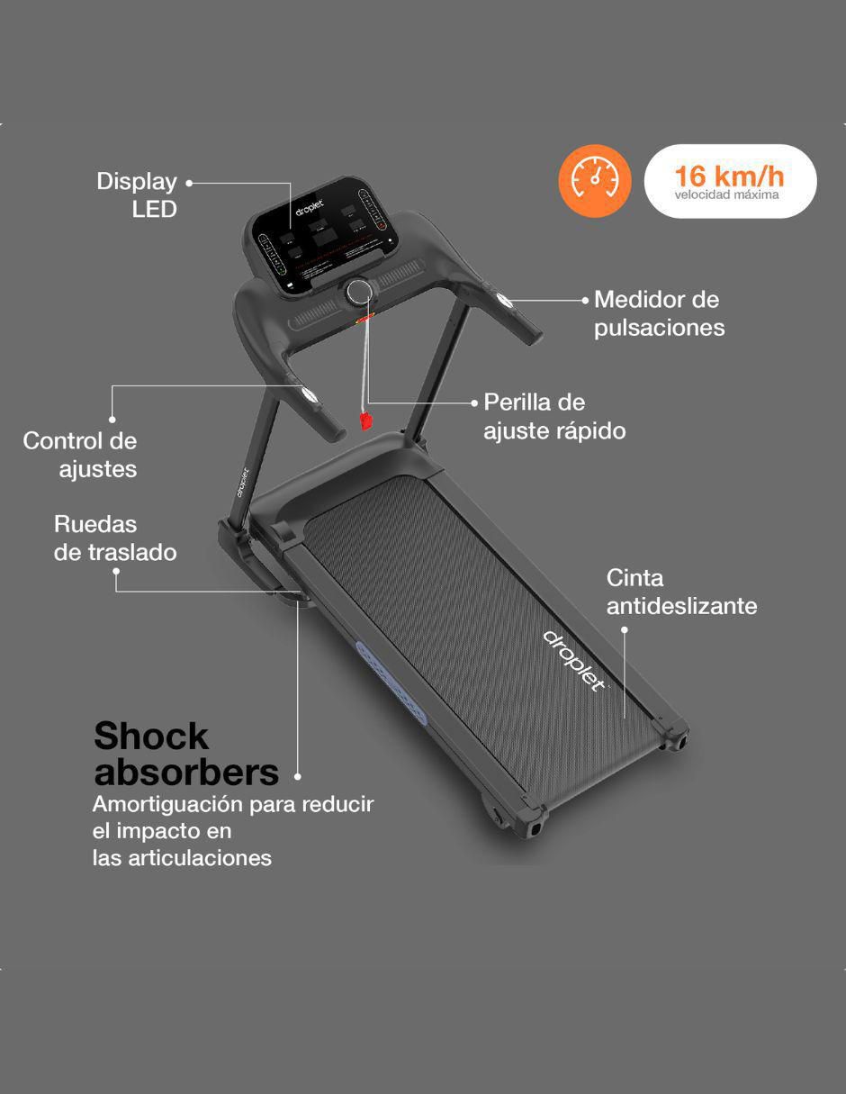 Caminadora casera RN525 plegable 4