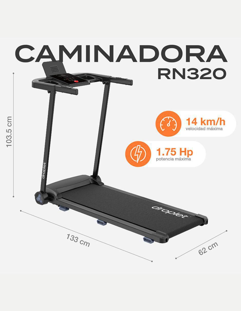 Caminadora casera rn320 plegable 25