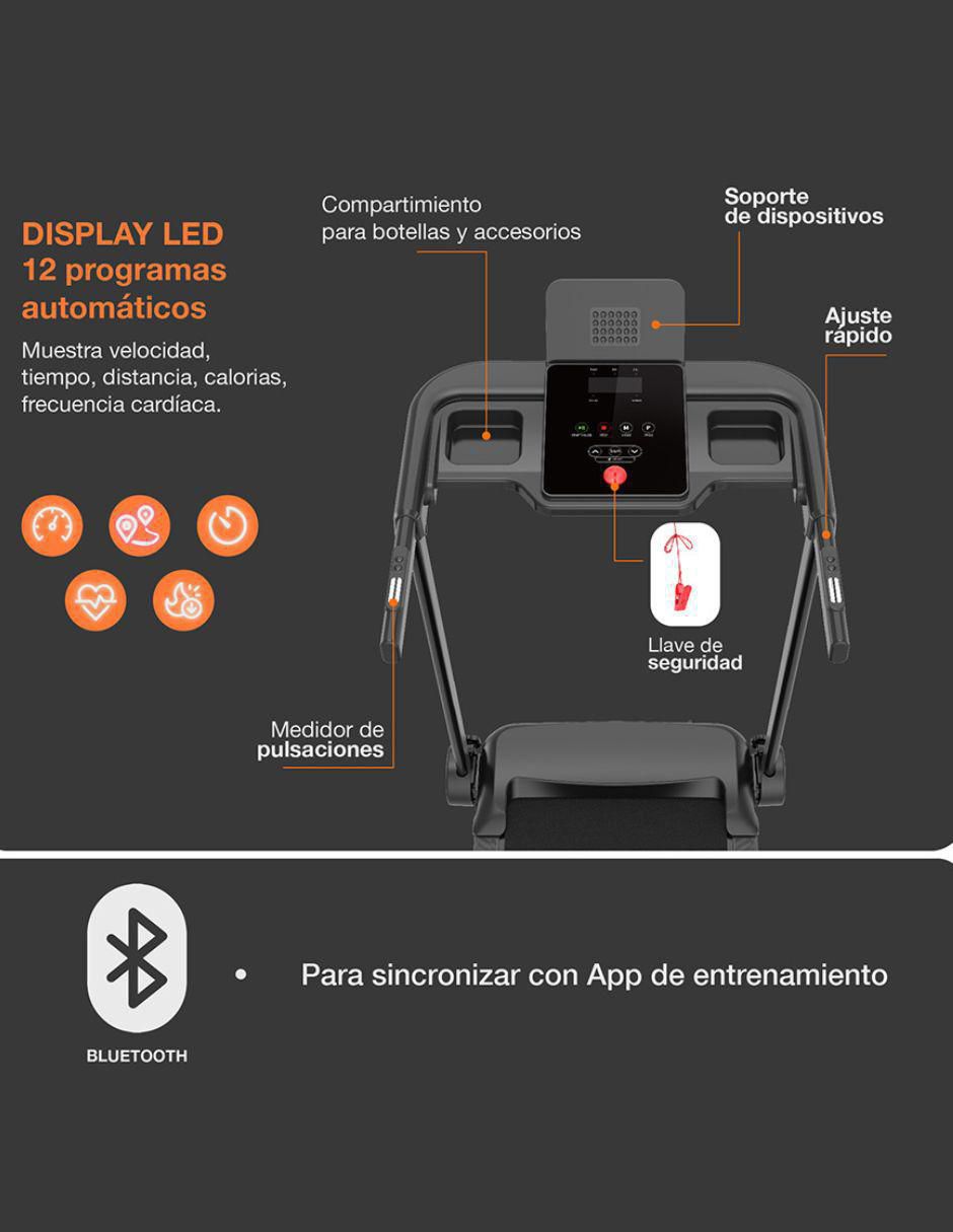 Caminadora casera rn320 plegable 15