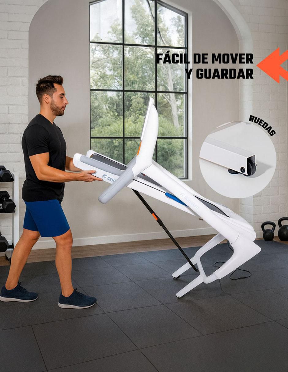 Caminadora Eléctrica Profesional 3.6 HP Tipo Madera 12