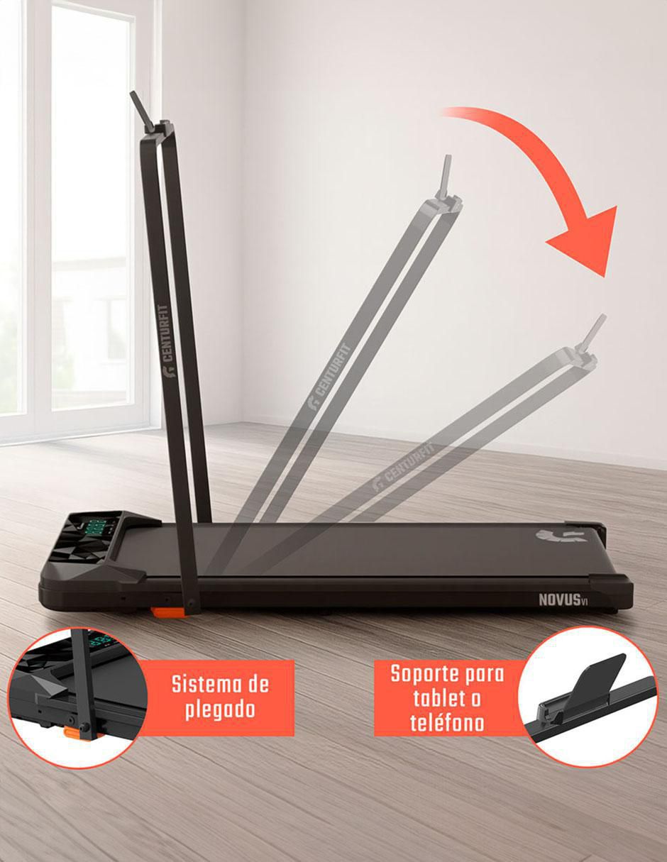 Caminadora semiprofesional MKZ-WAPAD3007W plegable 11