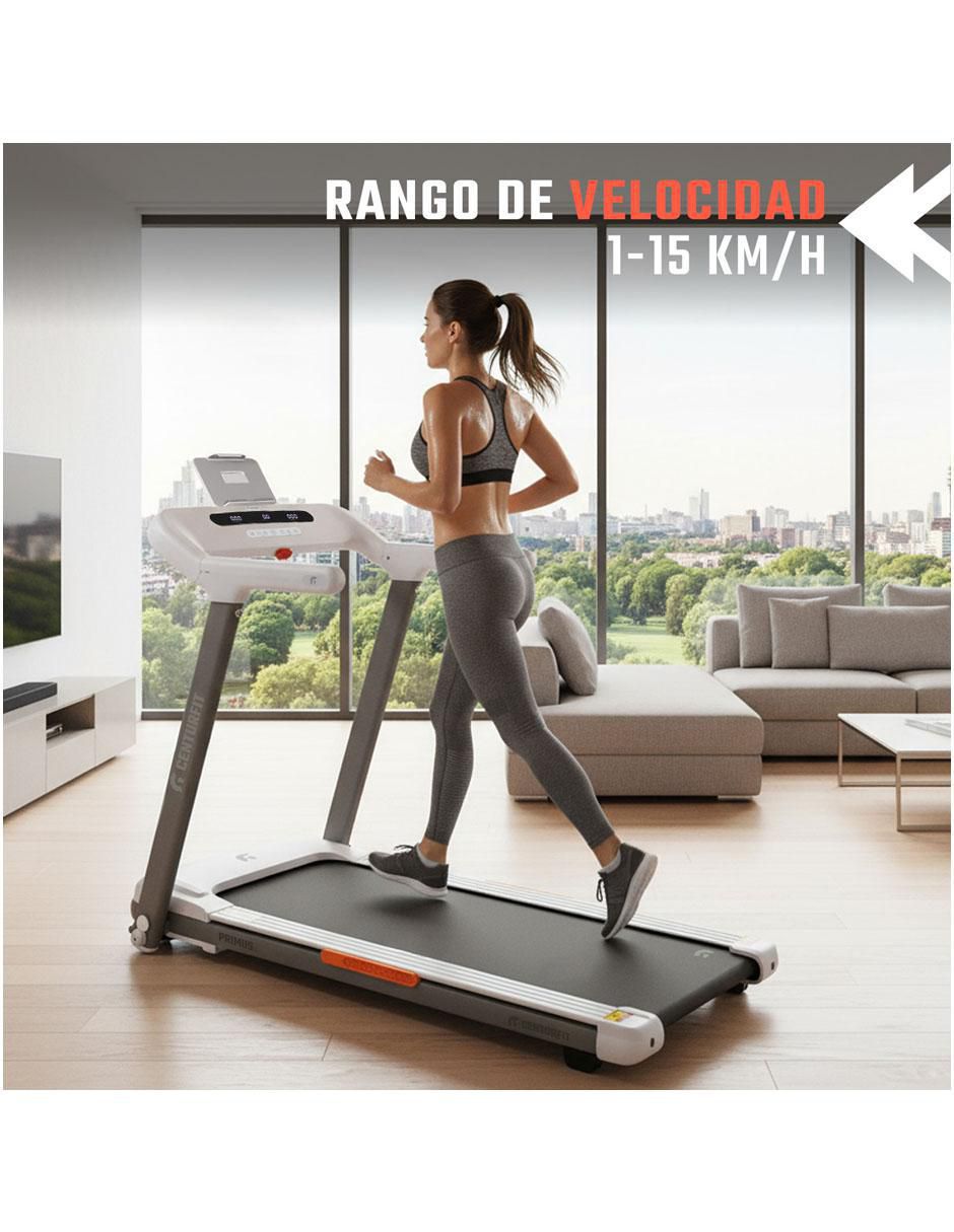 Caminadora Eléctrica Profesional 2.5 HP Sensor Pulso 2