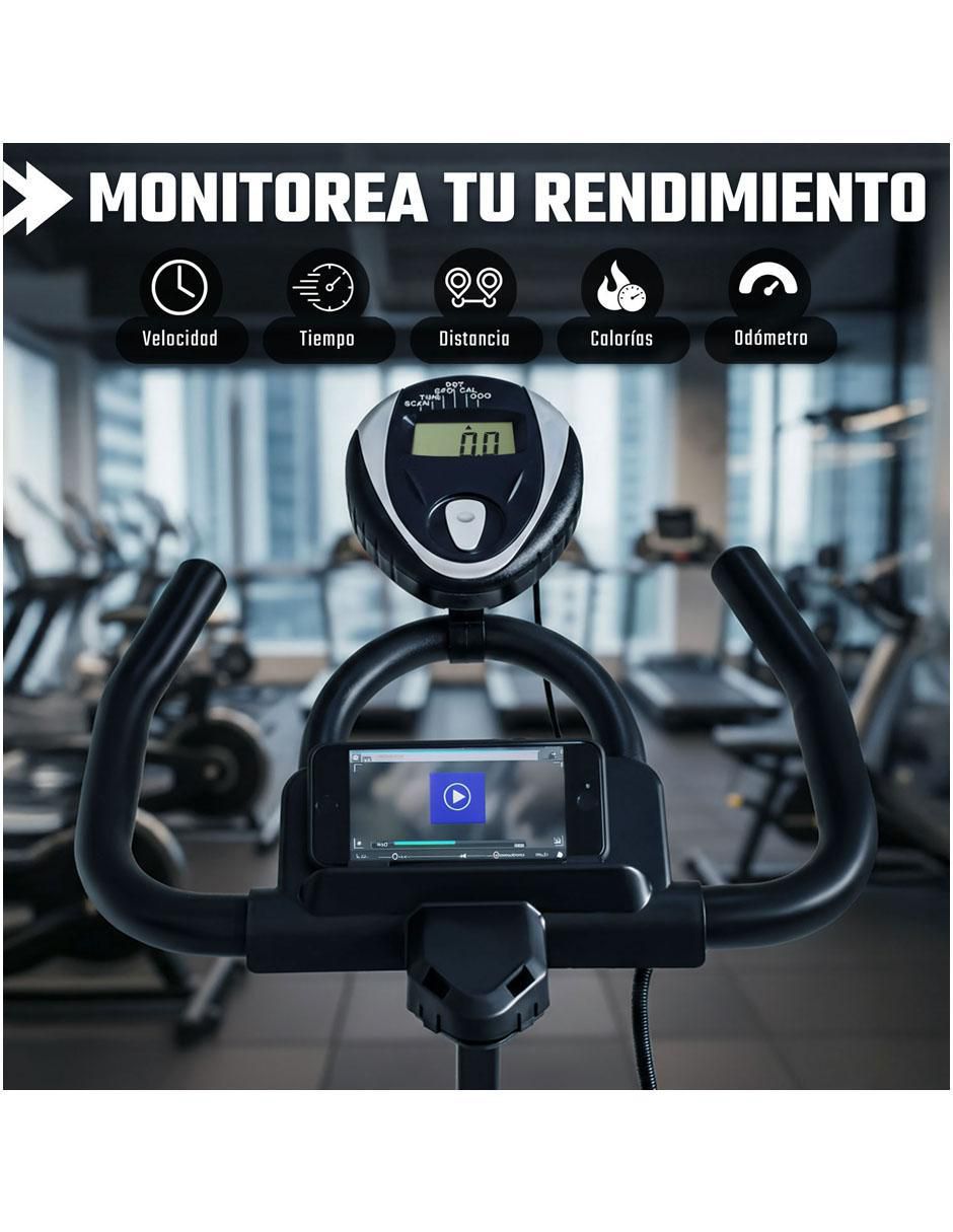 Bicicleta fija modelo MKZ-BICISPN6kGR de acero 6
