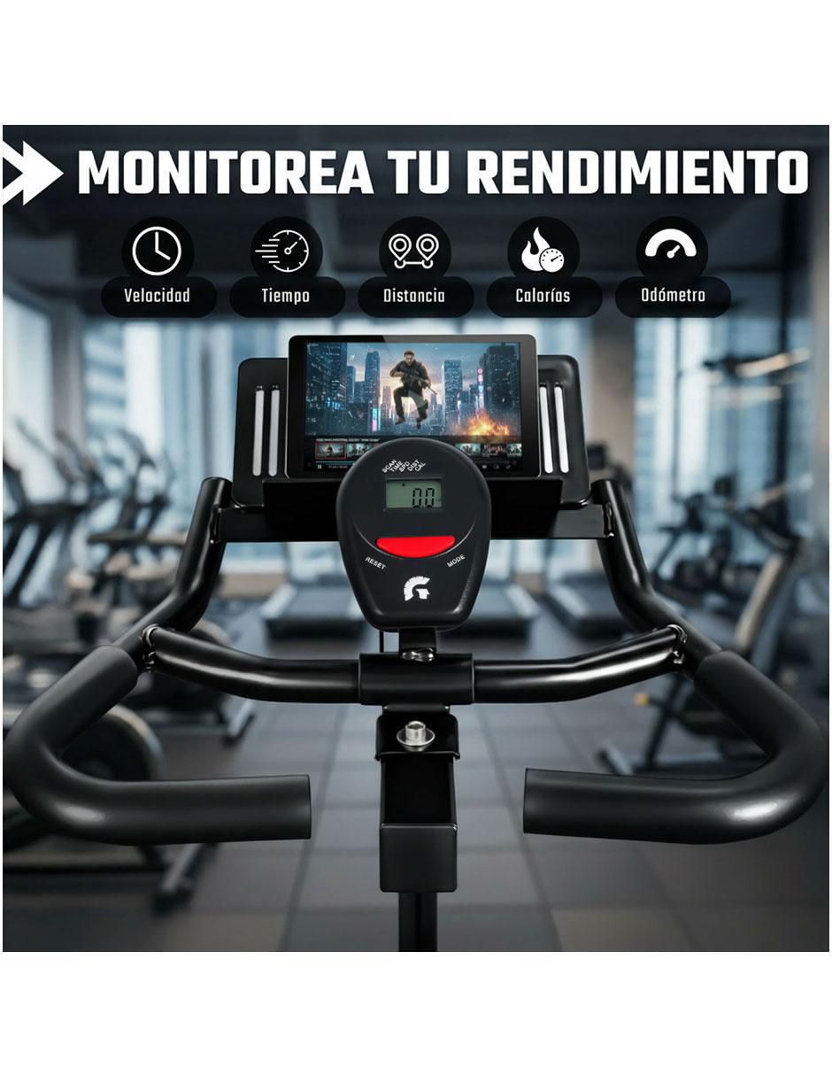 Bicicleta fija modelo MKZ-BISPIBASNJBR de acero 2