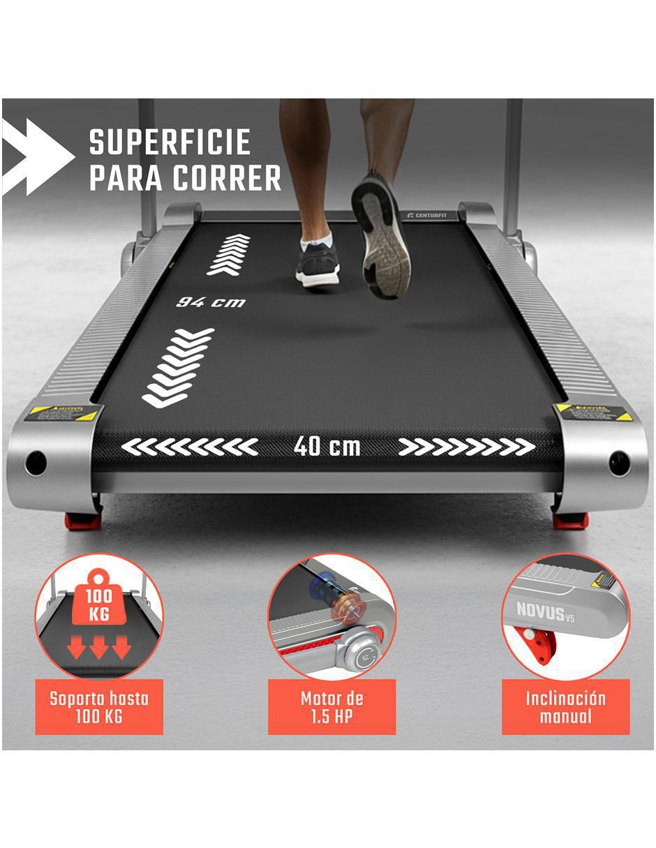 Caminadora Eléctrica Profesional Walking Pad 1.5 HP Plegable 2