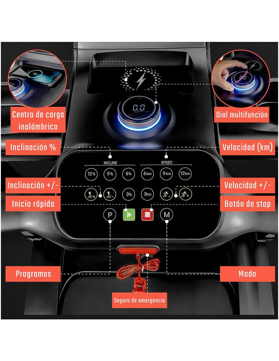 Caminadora Eléctrica Profesional 7 HP AutoInclinación 2