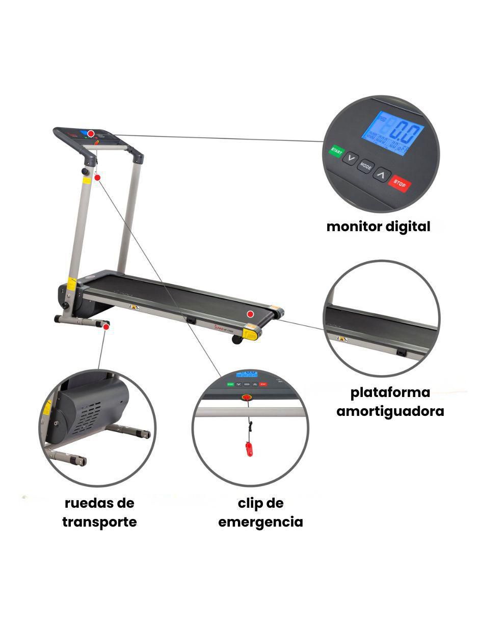 Caminadora casera SF-T7632 plegable 4