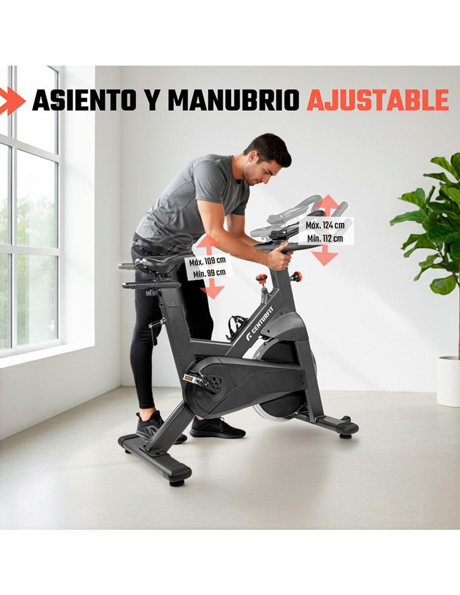 Bicicleta fija modelo mkz-bispincomneg de acero 7
