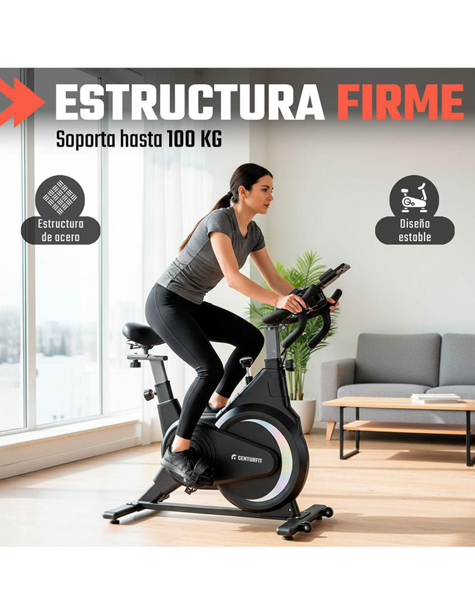Bicicleta fija modelo mkz-spinnmagnneg de acero 8