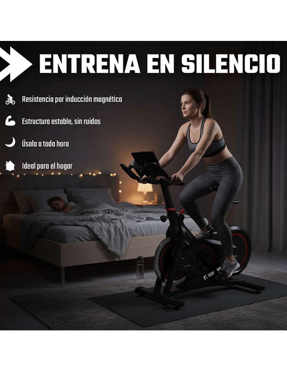 Bicicleta fija modelo mkz-bispinpromag de acero 4
