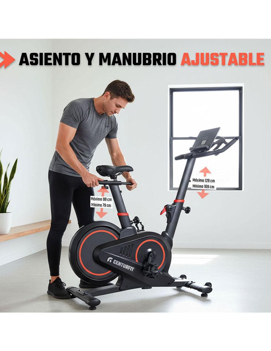 Bicicleta fija modelo mkz-bispinpromag de acero 7