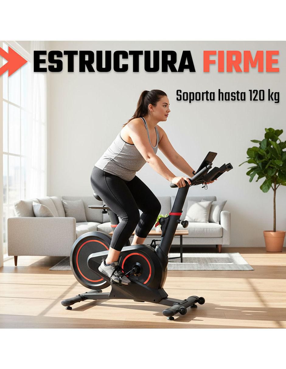 Bicicleta fija modelo mkz-bispinpromag de acero 8