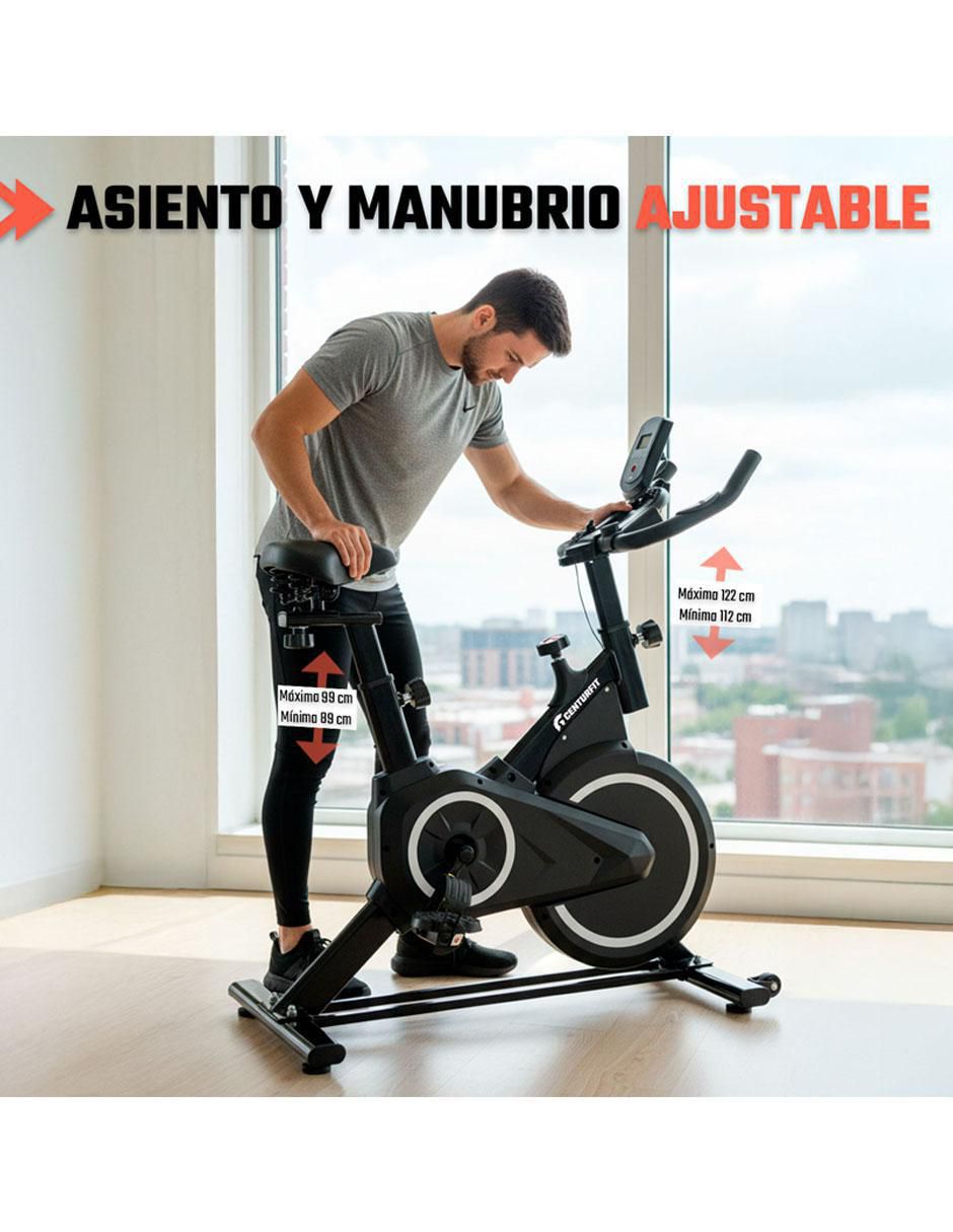 Bicicleta fija modelo mkz-bispinbasneg de acero 6