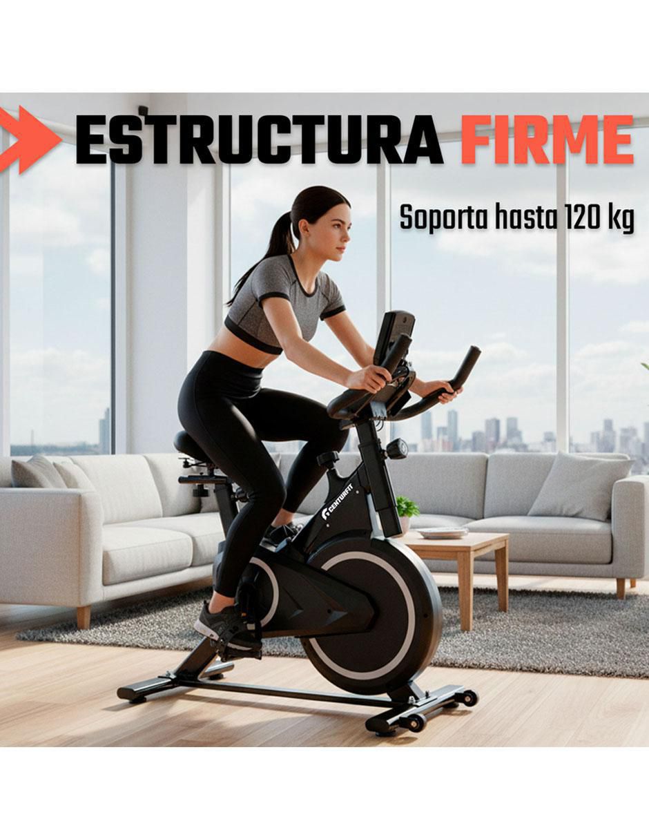 Bicicleta fija modelo mkz-bispinbasneg de acero 7