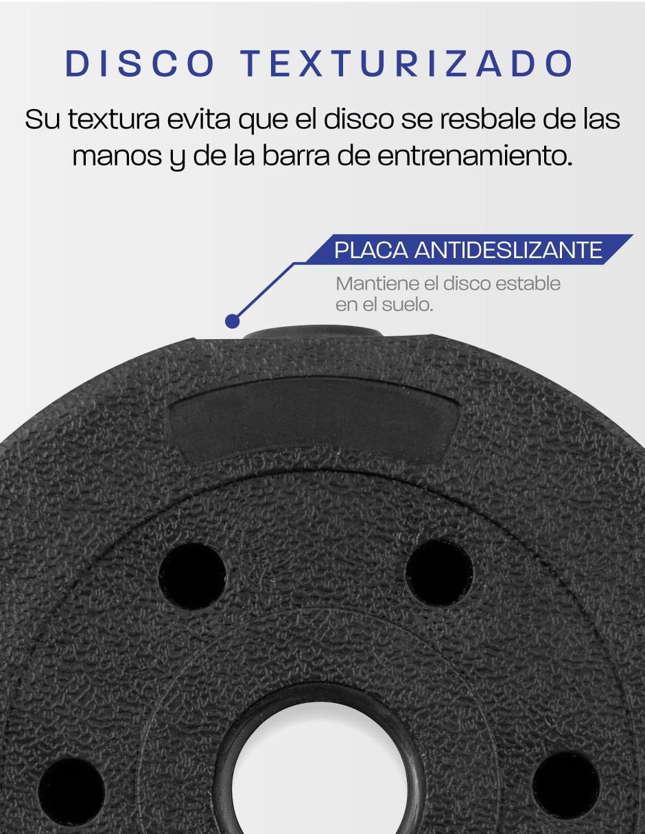 Set mancuernas de peso variable 10 kg 15 piezas 3