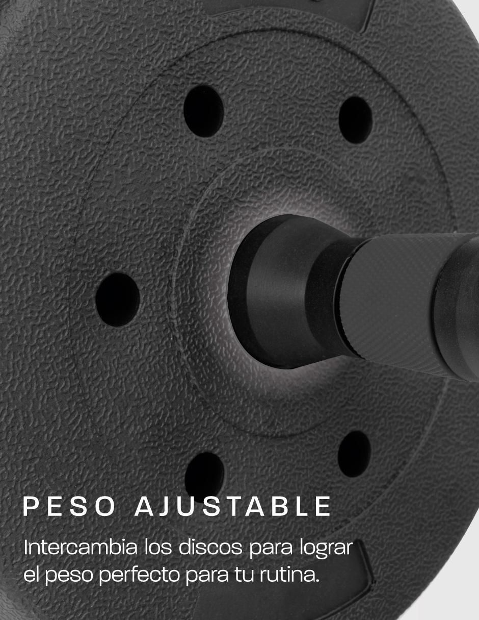 "mancuerna/set mancuernas/kit mancuernas" de peso variable altera 10 kg 15 "piezas"