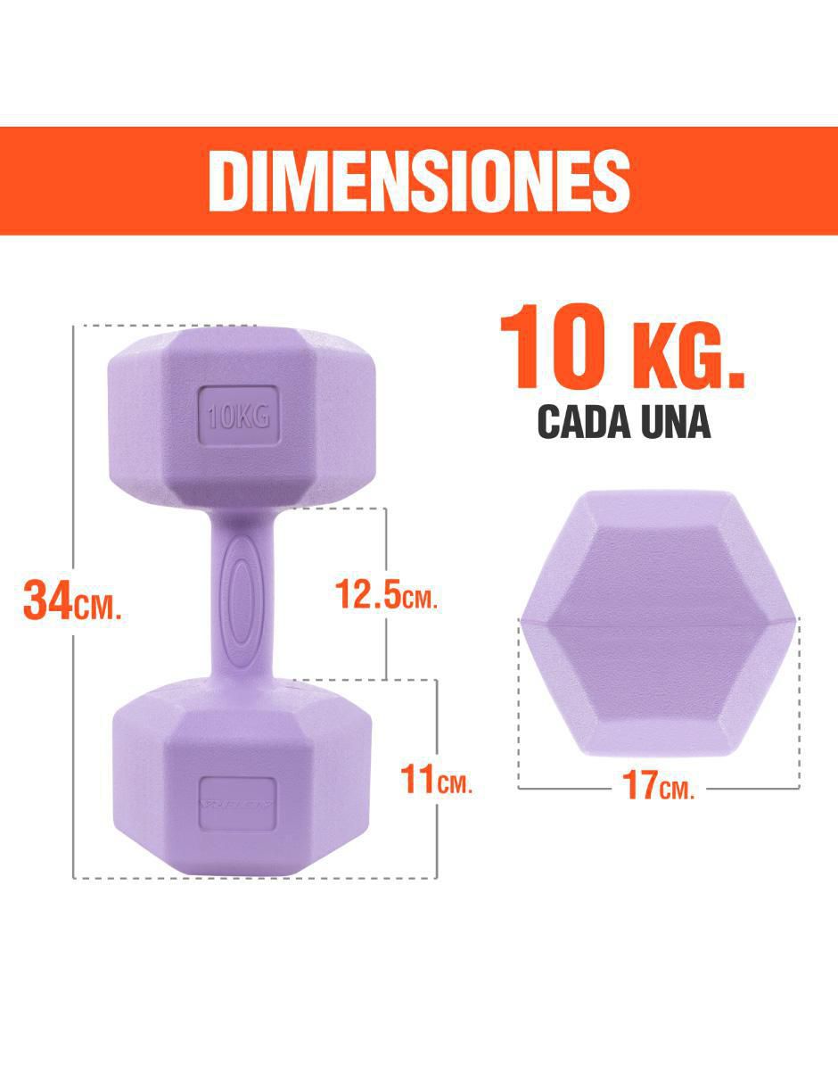 "mancuerna/set mancuernas/kit mancuernas" de peso fijo altera 20 kg 2 "piezas"